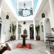 The courtyard at Dar Leila